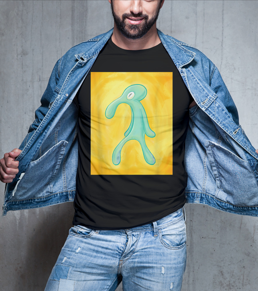 Bold And Brash Squidward Jellyfish Fields Aesthetic T-Shirt