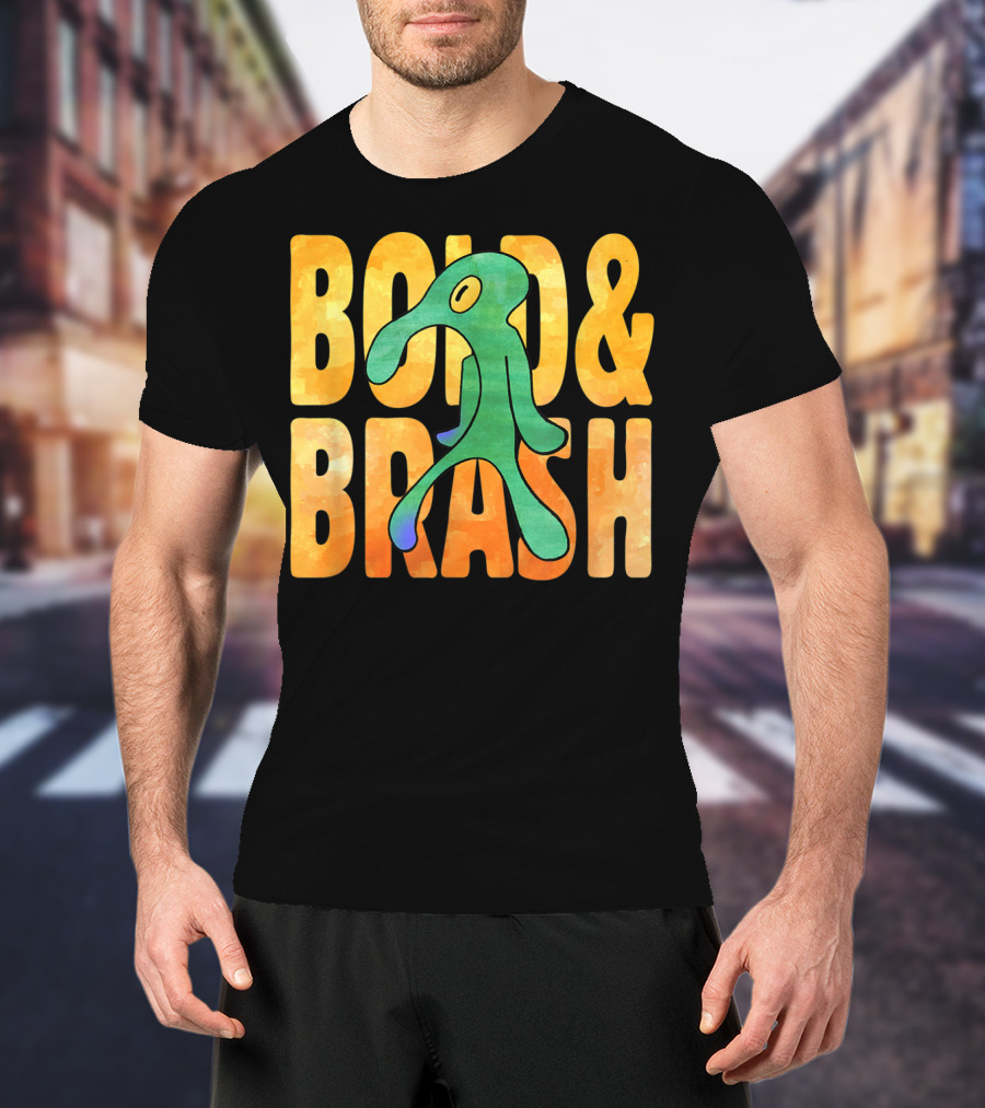 Bold Brash Squidward Painting Meme T-Shirt