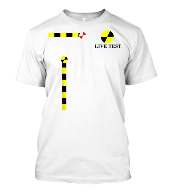 Crash Test Dummy Live Test Cosplay Simple Easy T-Shirt
