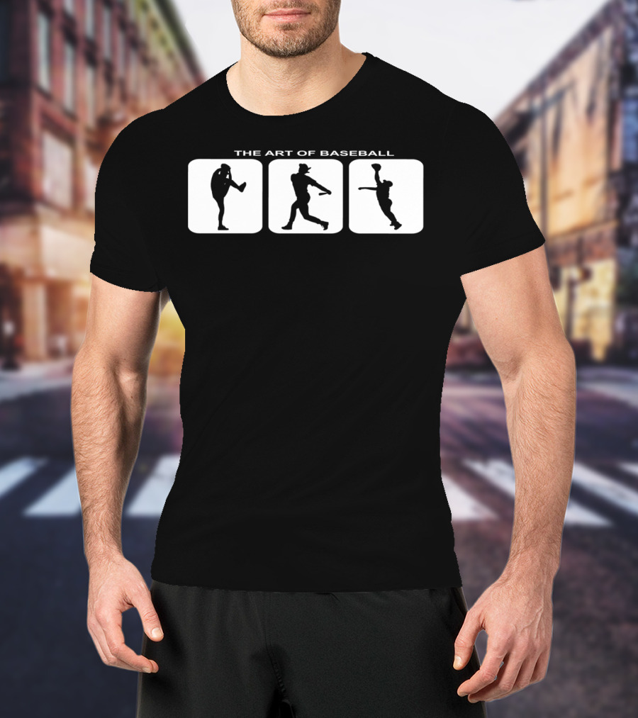 The Art Of Baseball Hardball Ballgame Homerun Softball T-Shirt