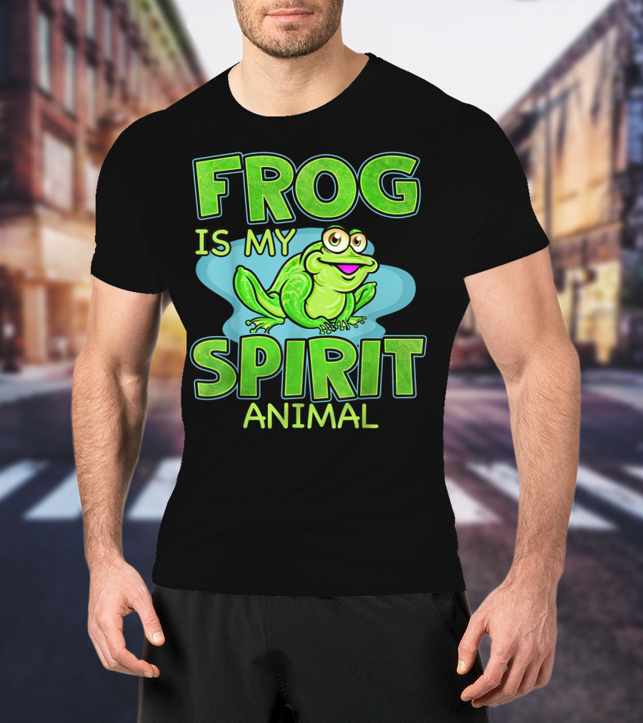Frog Is My Spirit Animal Amphibian Lover T-Shirt