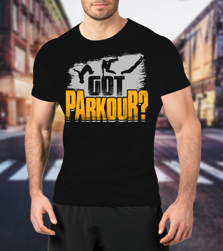 Got Parkour Adrenaline Junkie Training Silhouette Moves T-Shirt