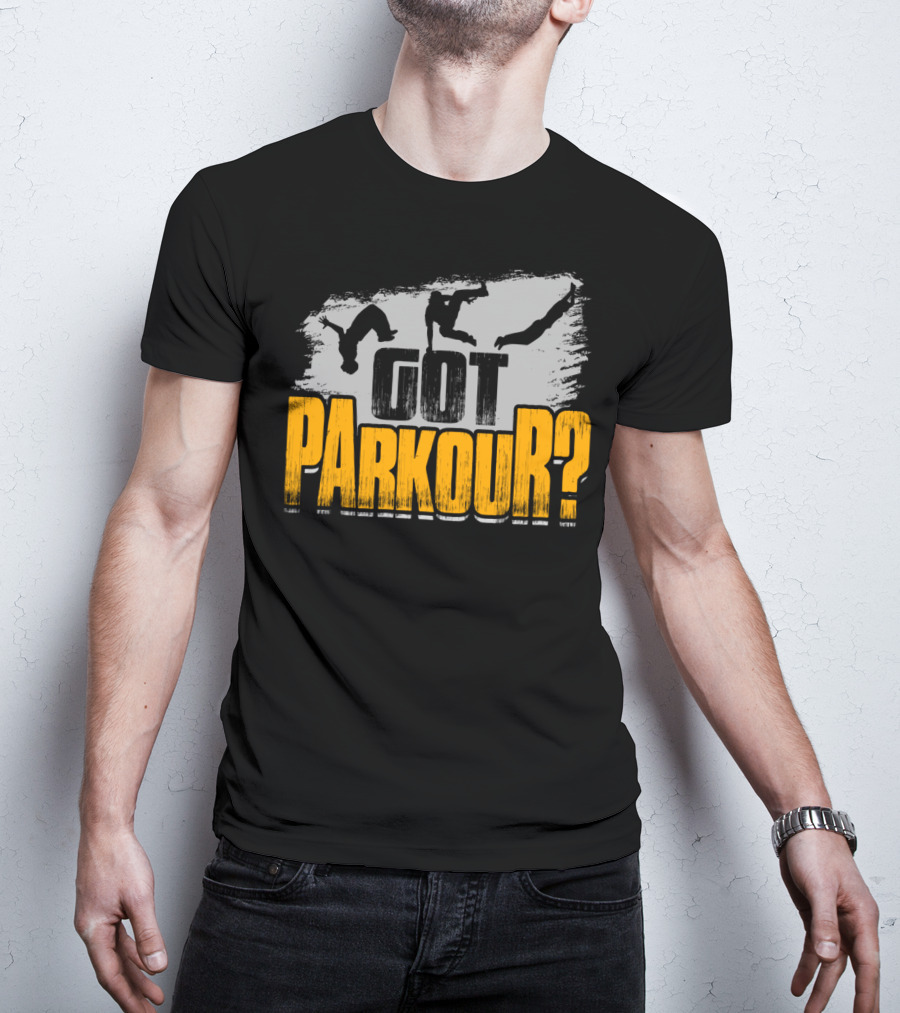 Got Parkour Adrenaline Junkie Training Silhouette Moves T-Shirt