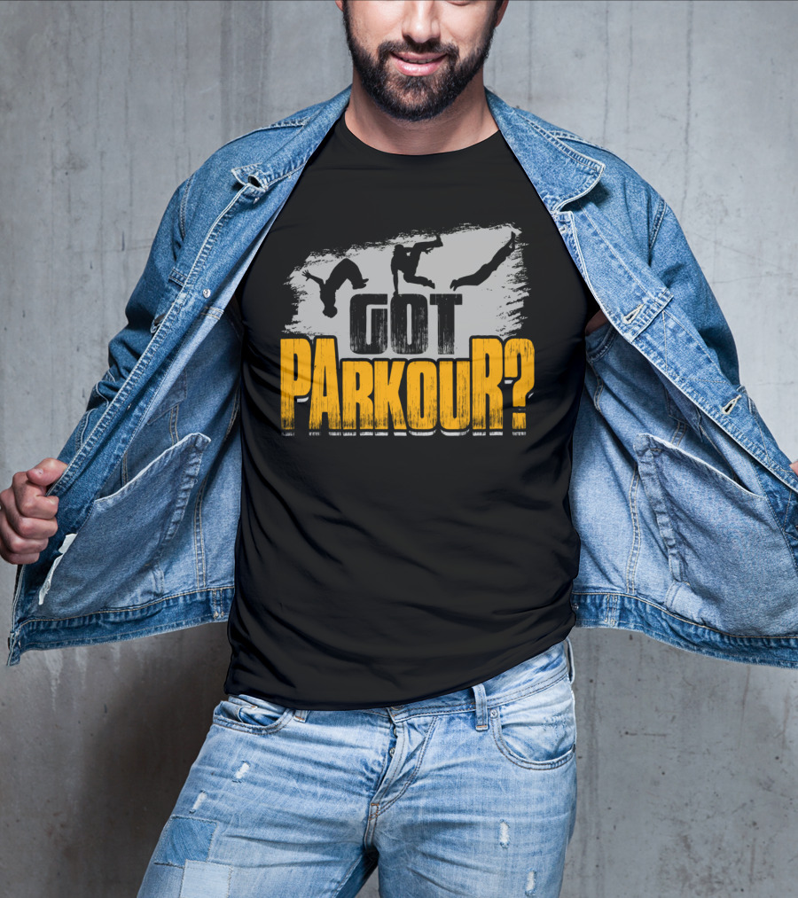 Got Parkour Adrenaline Junkie Training Silhouette Moves T-Shirt