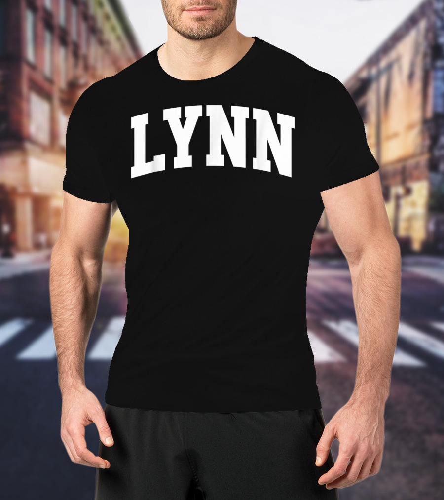 Lynn Vintage Sports Team Arch Retro T-Shirt