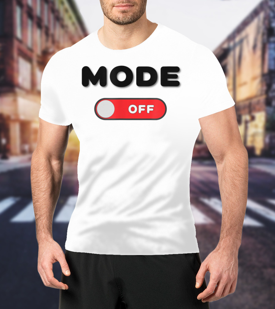 MODE OFF Red Toggle Switch T-Shirt