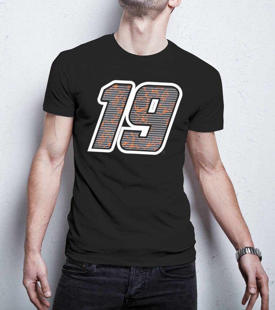Nascar Martin Truex Jr Joe Gibbs Racing Number 19 Marble T-Shirt