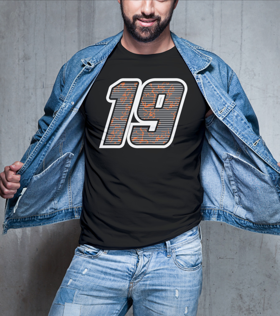 Nascar Martin Truex Jr Joe Gibbs Racing Number 19 Marble T-Shirt