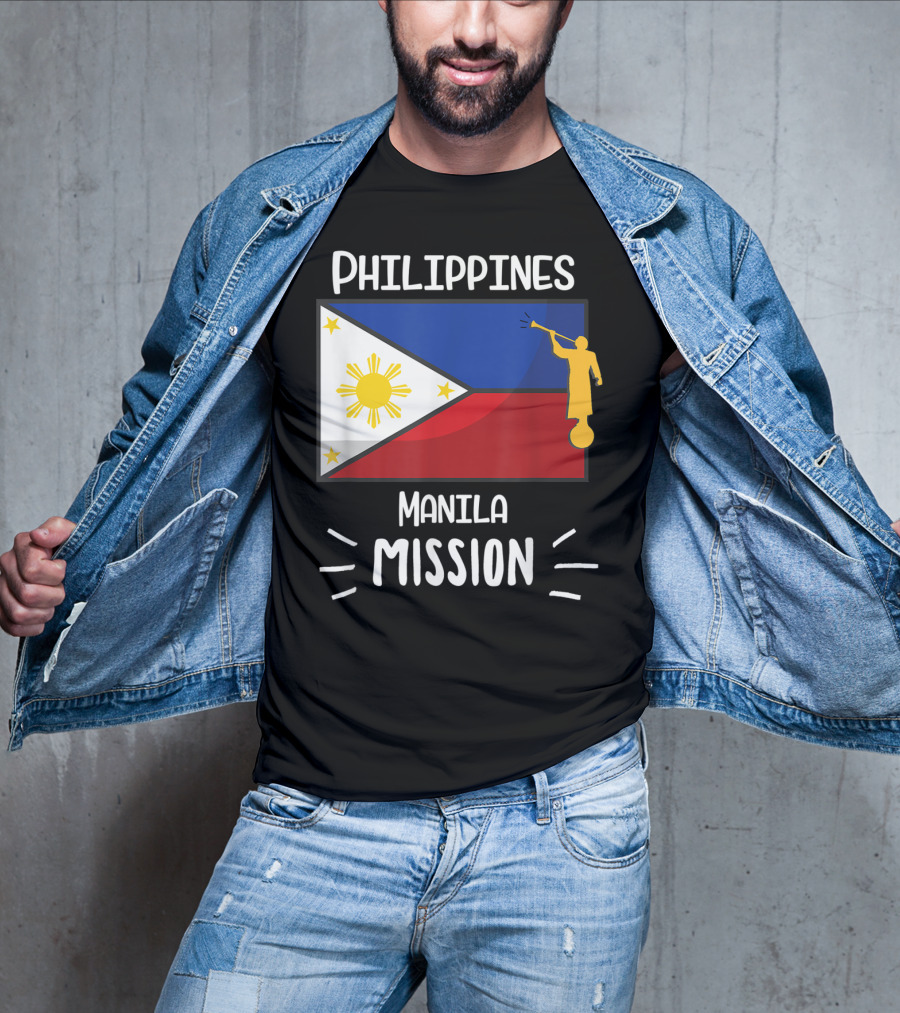 Philippines Manila Mission Mormon LDS Flag T-Shirt