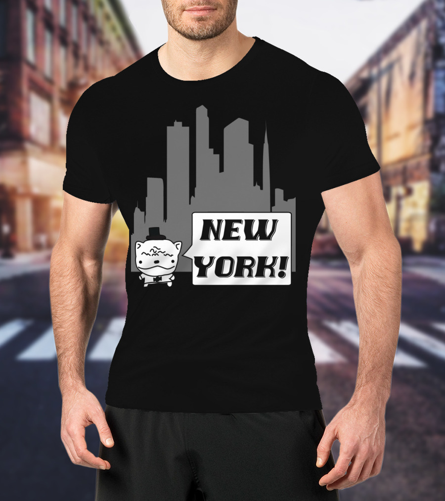 New York Potato Cat Comics Uncle Larry's Cooking Show T-Shirt