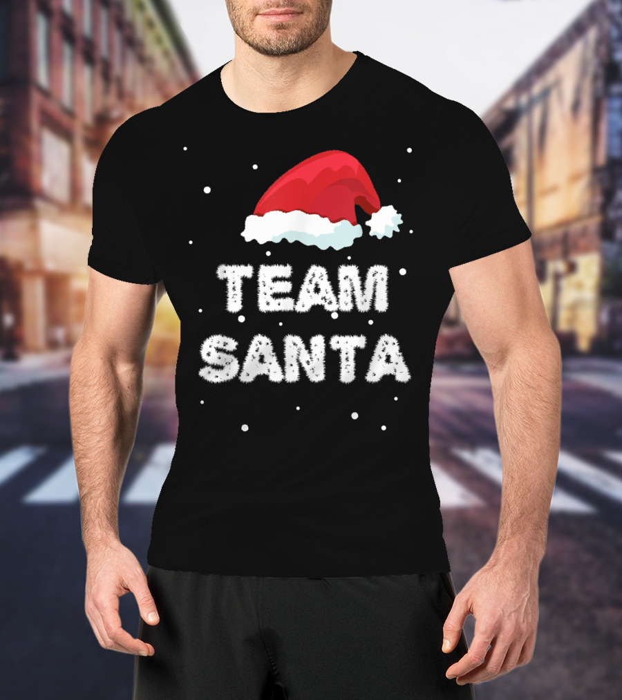 Team Santa Xmas Hat For Family Christmas T-Shirt