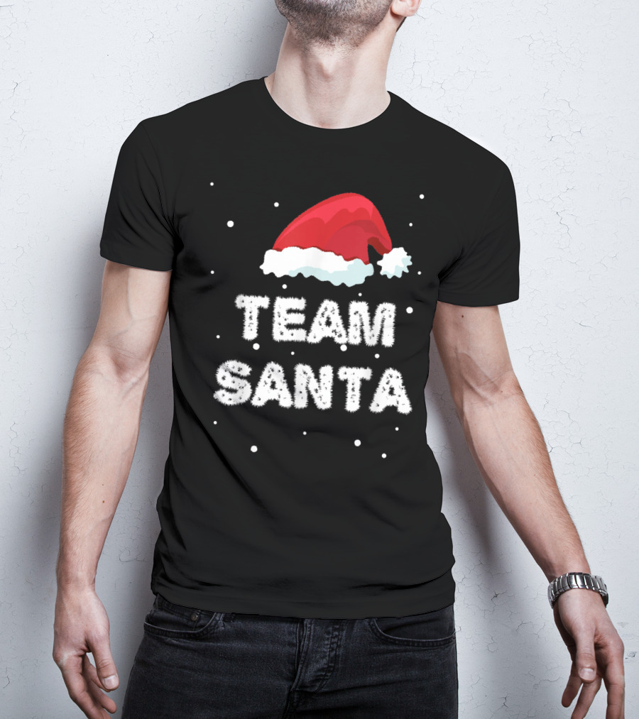 Team Santa Xmas Hat For Family Christmas T-Shirt