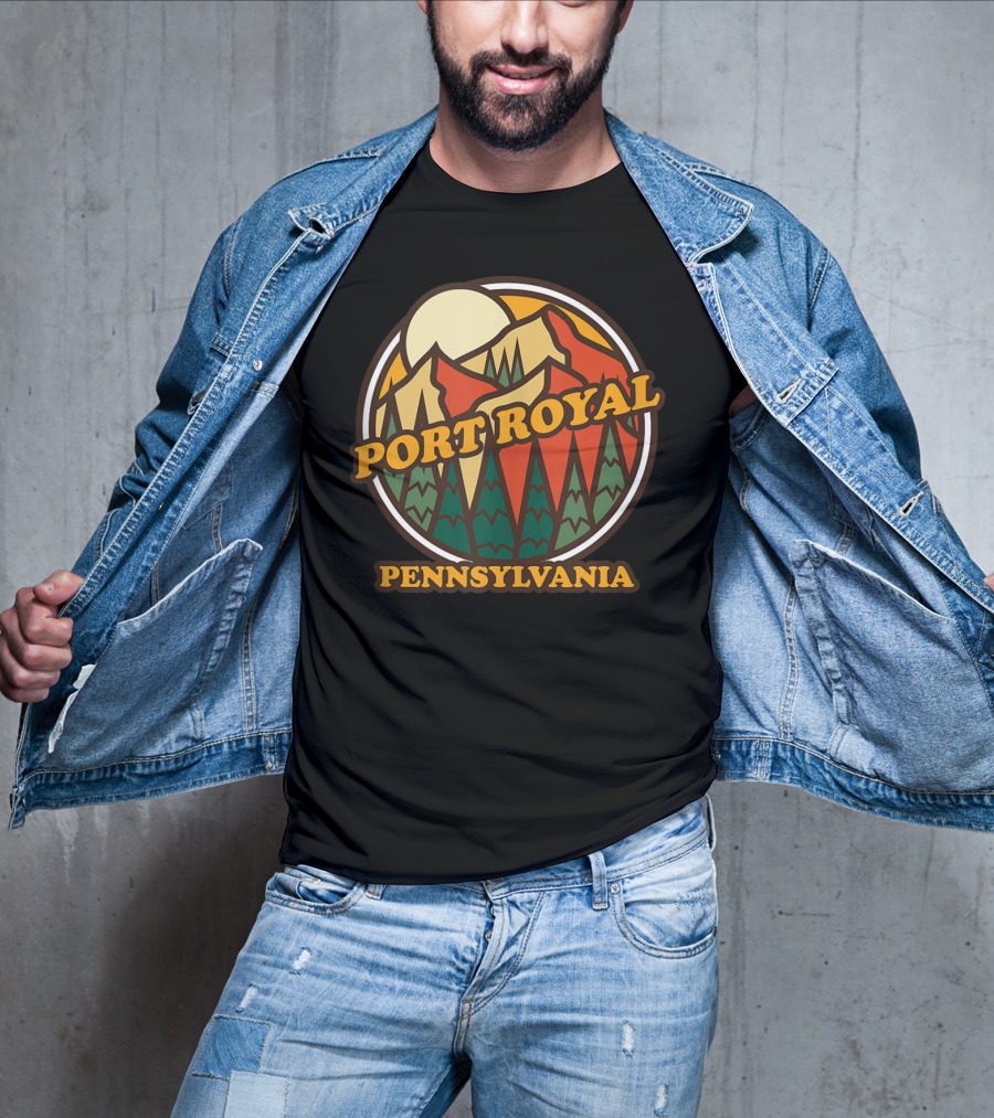 Port Royal Pennsylvania Vintage Mountain Scene T-Shirt