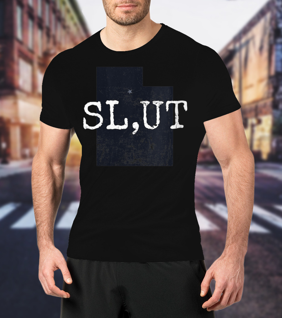 SL,UT Salt Lake Utah Fun Tourist T-Shirt