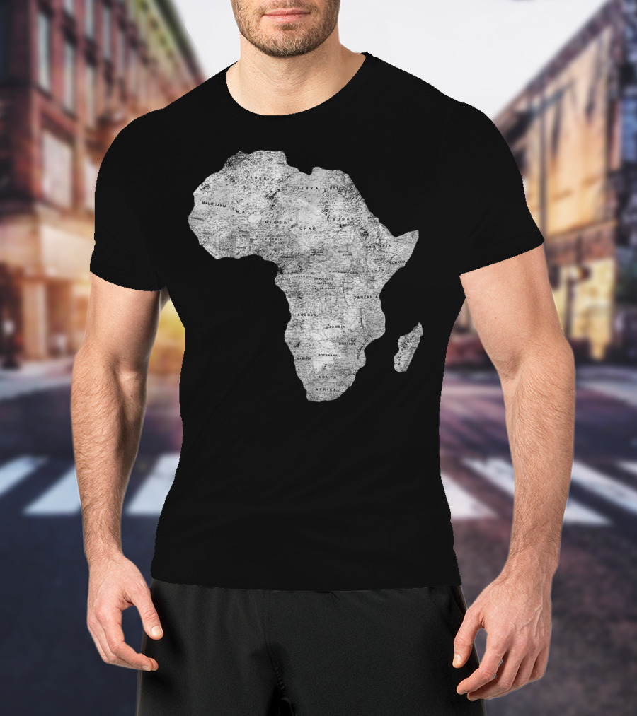 Africa Map African Black Pride Continent Nations T-Shirt