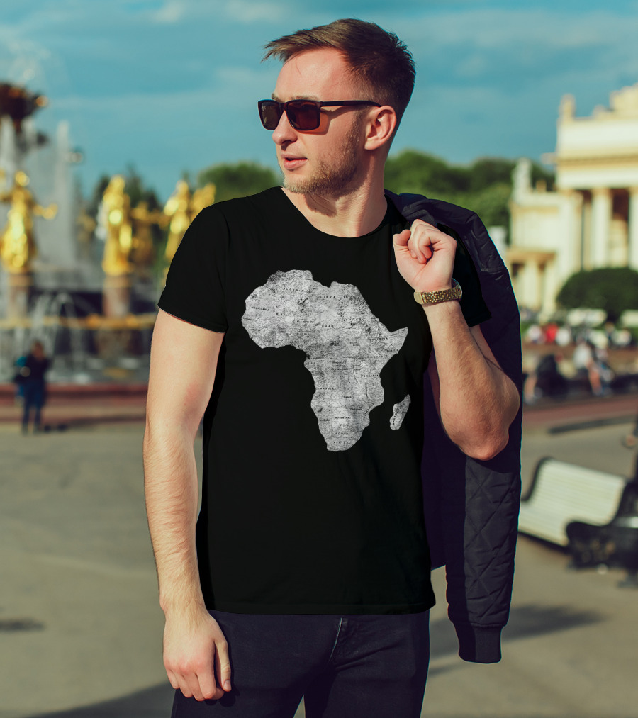 Africa Map African Black Pride Continent Nations T-Shirt