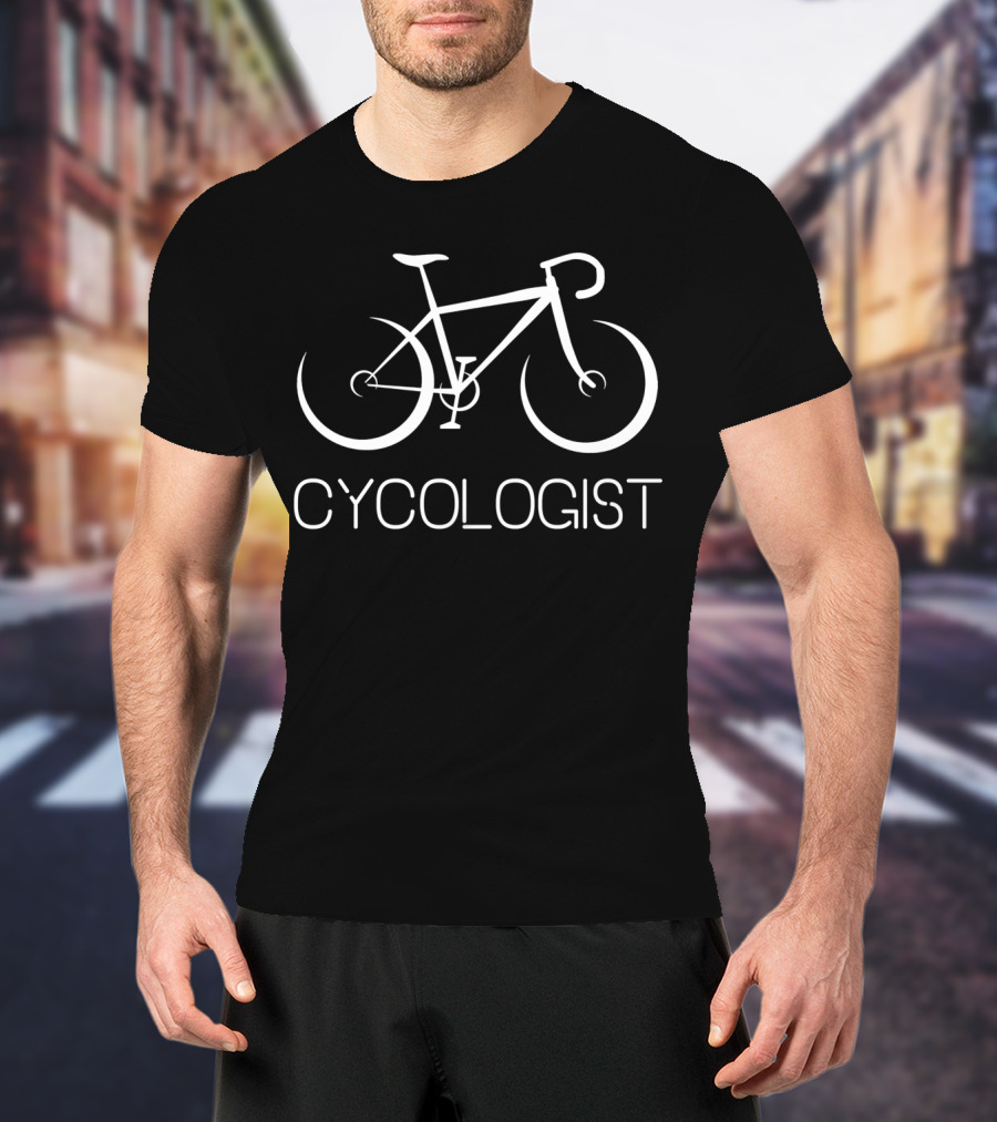 Cycologist Bicycle Cycling Enthusiast Psychology T-Shirt
