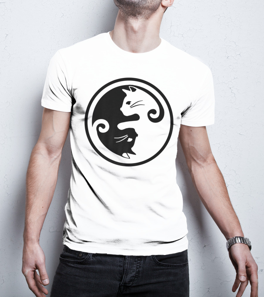 Cat Yin Yang T-Shirt