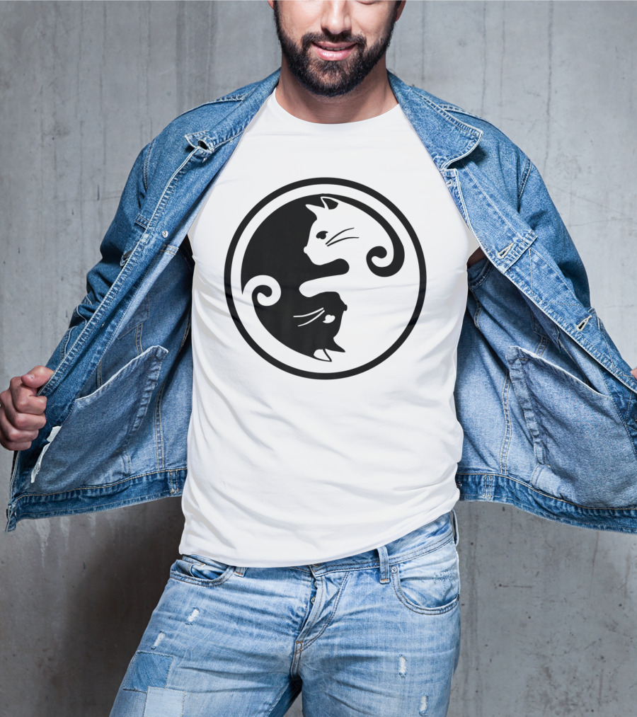 Cat Yin Yang T-Shirt