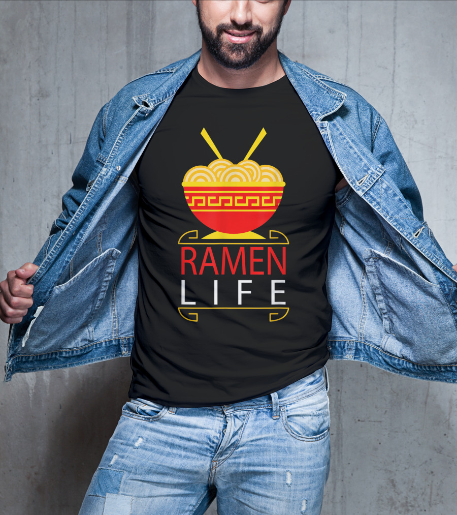 Ramen Life Funny Noodles Bowl Asian Food T-Shirt