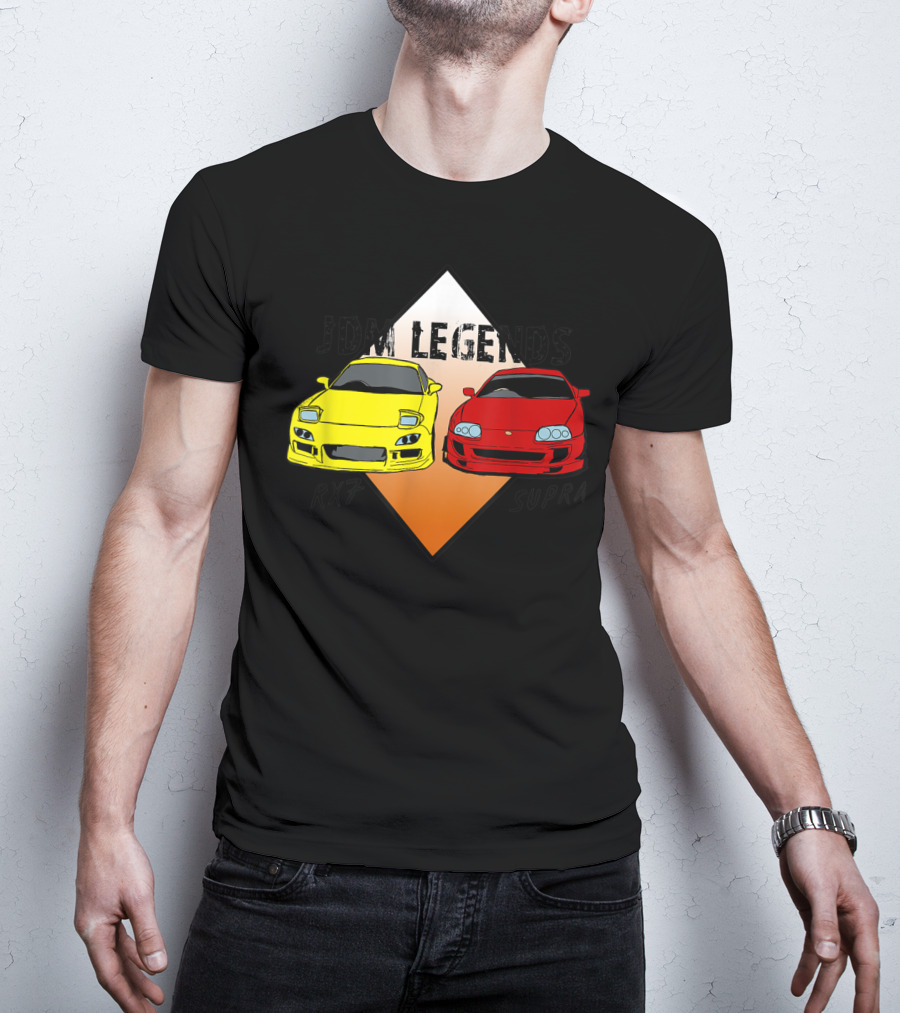 JDM Legends RX7 Supra Turbo Classic Cars T-Shirt