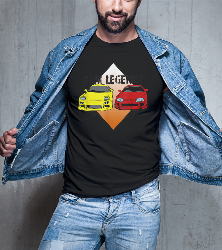 JDM Legends RX7 Supra Turbo Classic Cars T-Shirt