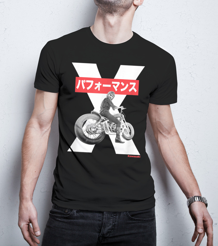Kawasaki Performance Classic Motorcycle X T-Shirt