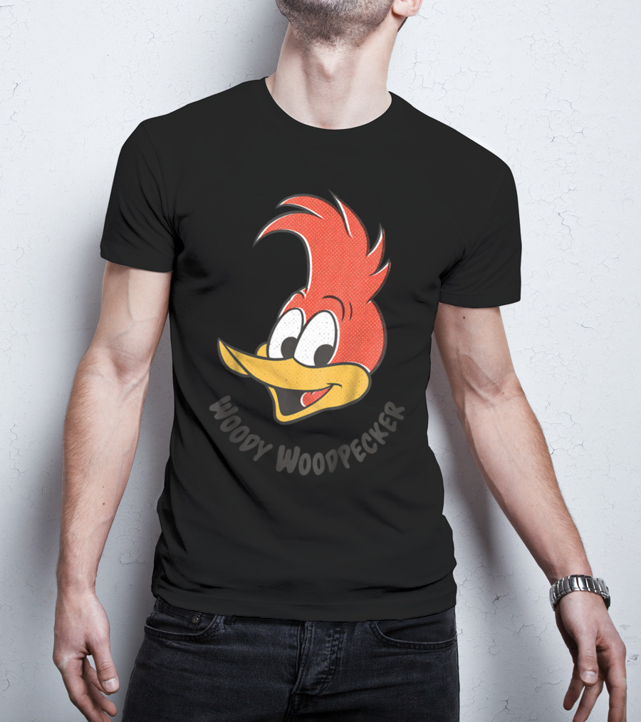 Woody Woodpecker Classic Smile Kids Nostalgic Cartoon Character T-Shirt