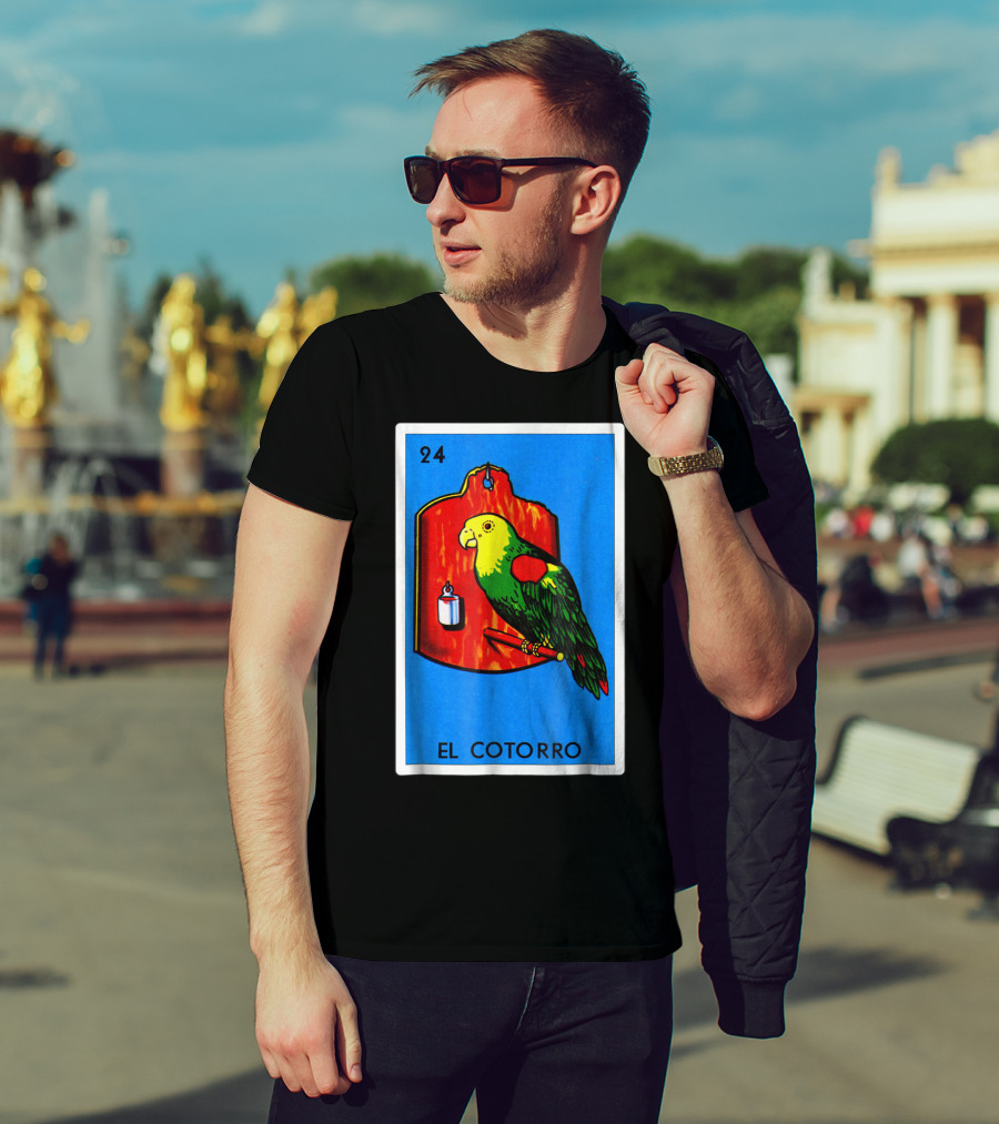 Loteria El Cotorro 24 Classic Version Parrot Card Game T-Shirt