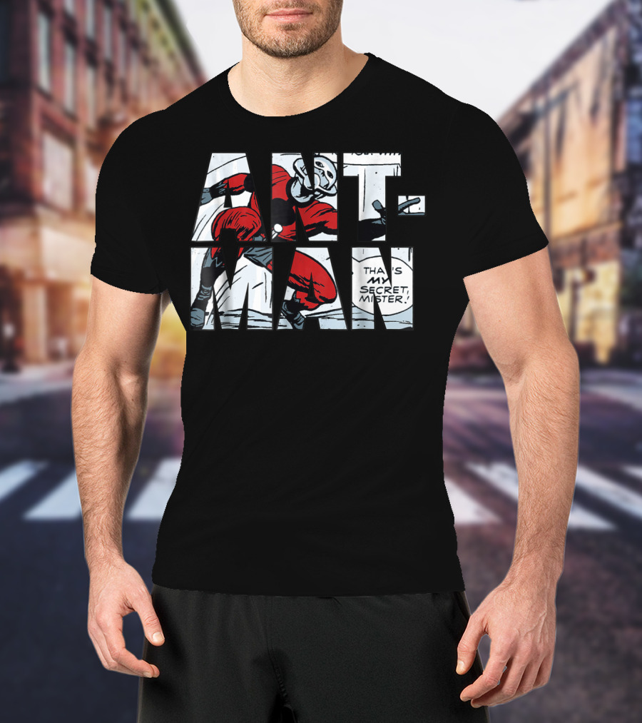 Marvel Antman Classic Comic That's My Secret Mister T-Shirt
