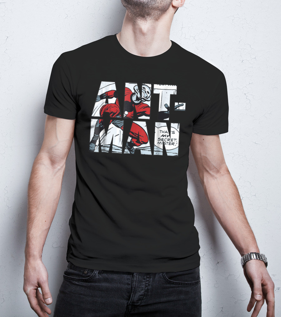 Marvel Antman Classic Comic That's My Secret Mister T-Shirt
