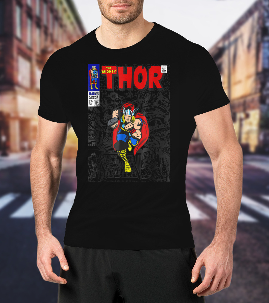 Marvel The Mighty Thor Comic Issue 154 July 12¢ T-Shirt