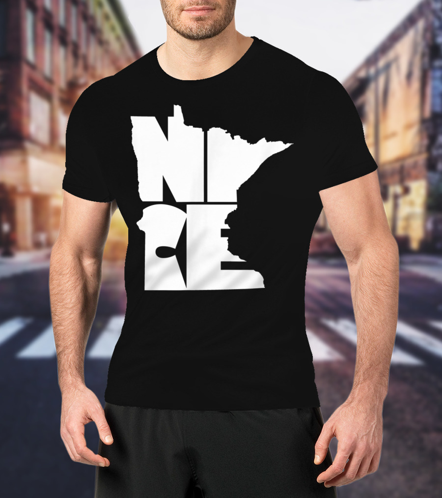 Minnesota Nice Map Outline T-Shirt