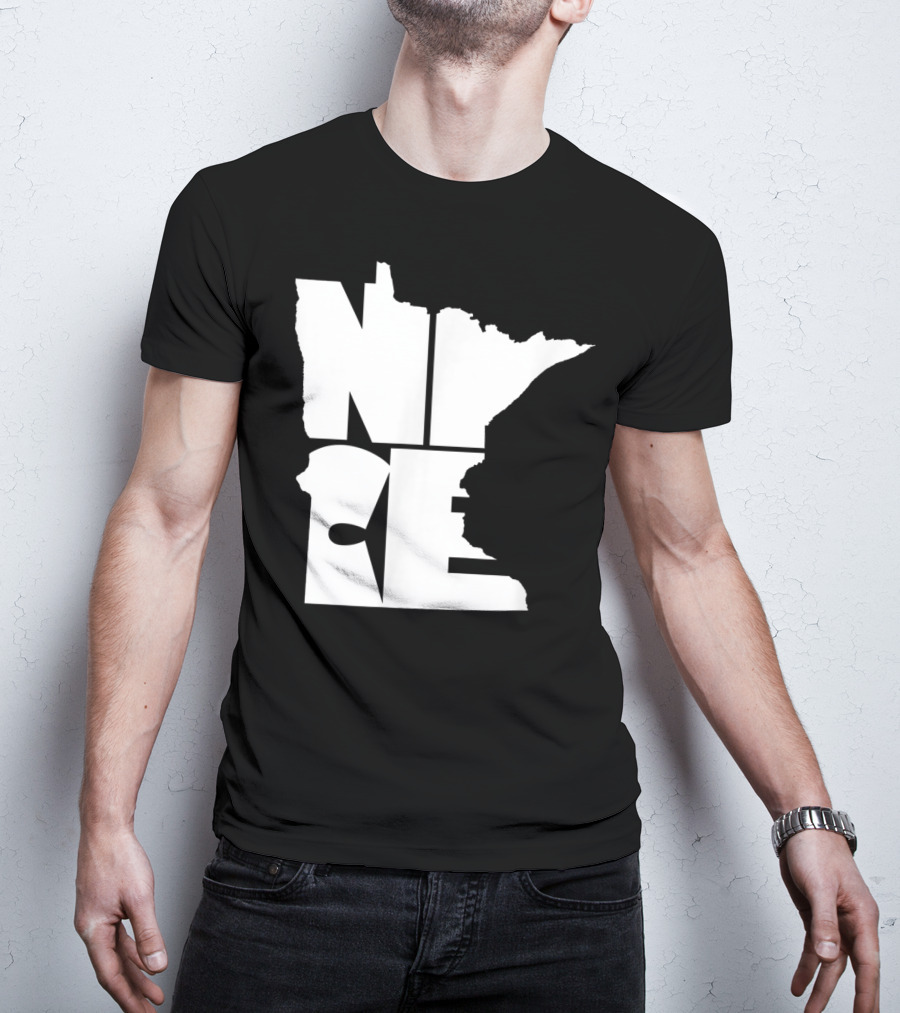 Minnesota Nice Map Outline T-Shirt