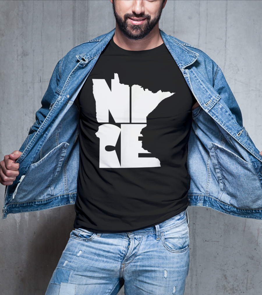Minnesota Nice Map Outline T-Shirt
