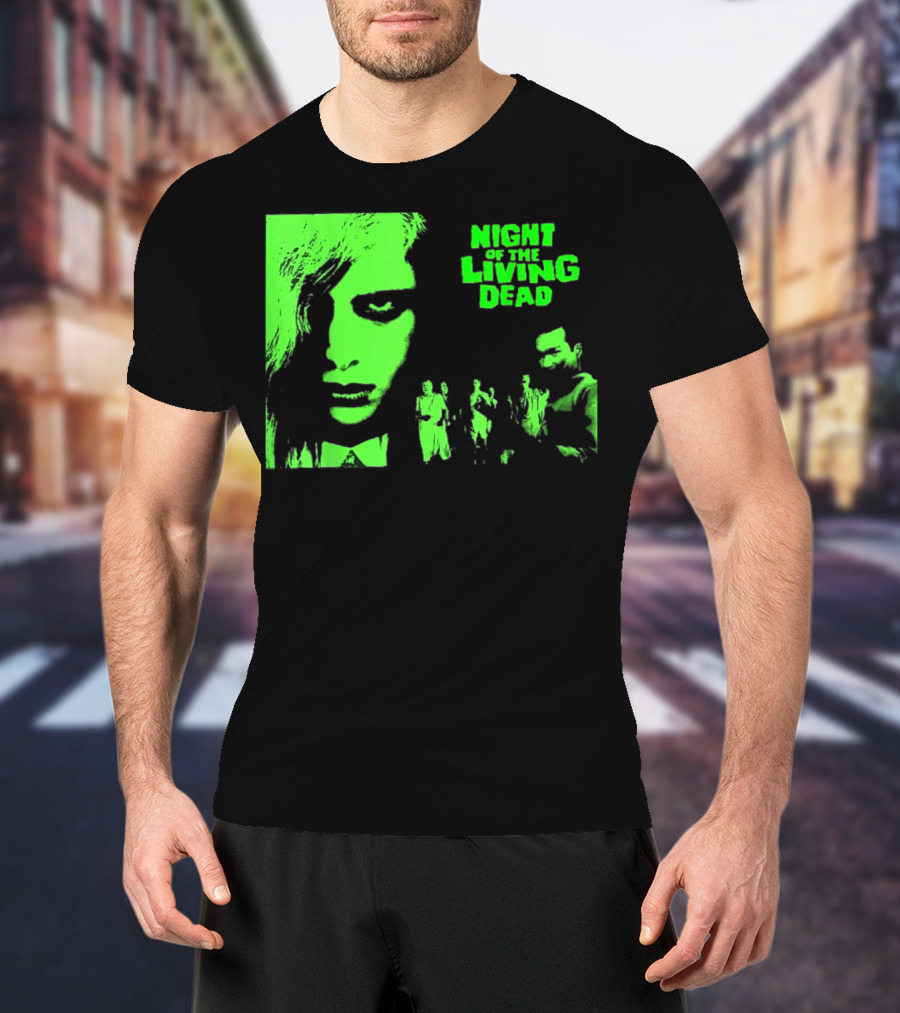 Night Of The Living Dead Vintage Classic Zombie Horror Movie T-Shirt