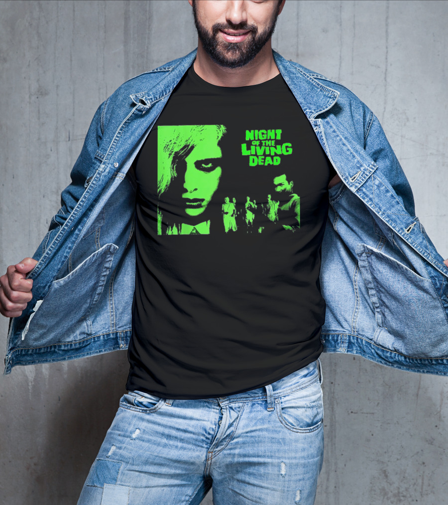 Night Of The Living Dead Vintage Classic Zombie Horror Movie T-Shirt