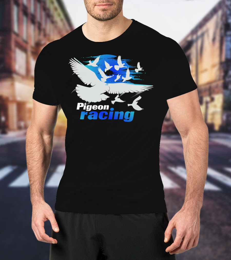 Pigeon Racing Classic Bird Flyers Racing T-Shirt