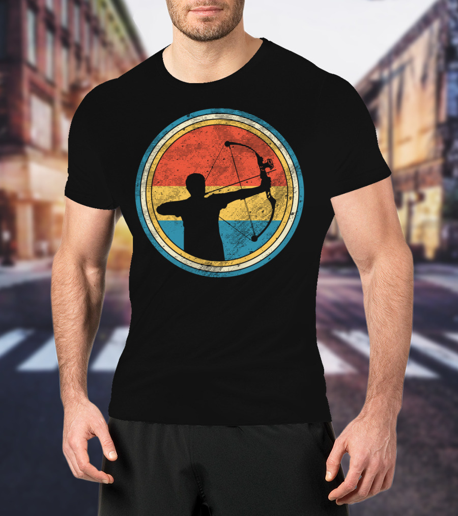 Vintage Distressed Archery Bow T-Shirt