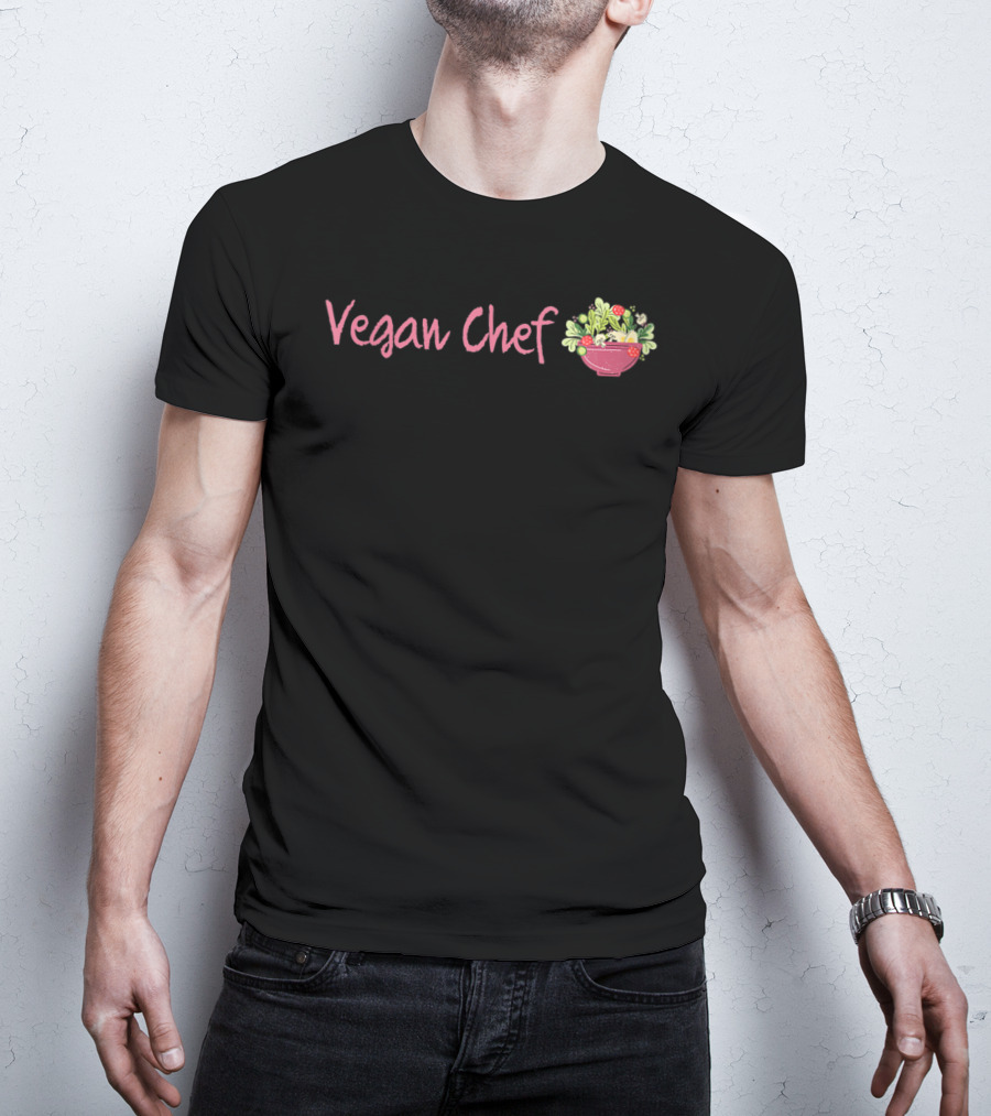 Vegan Chef Raw Food Salad Bowl T-Shirt