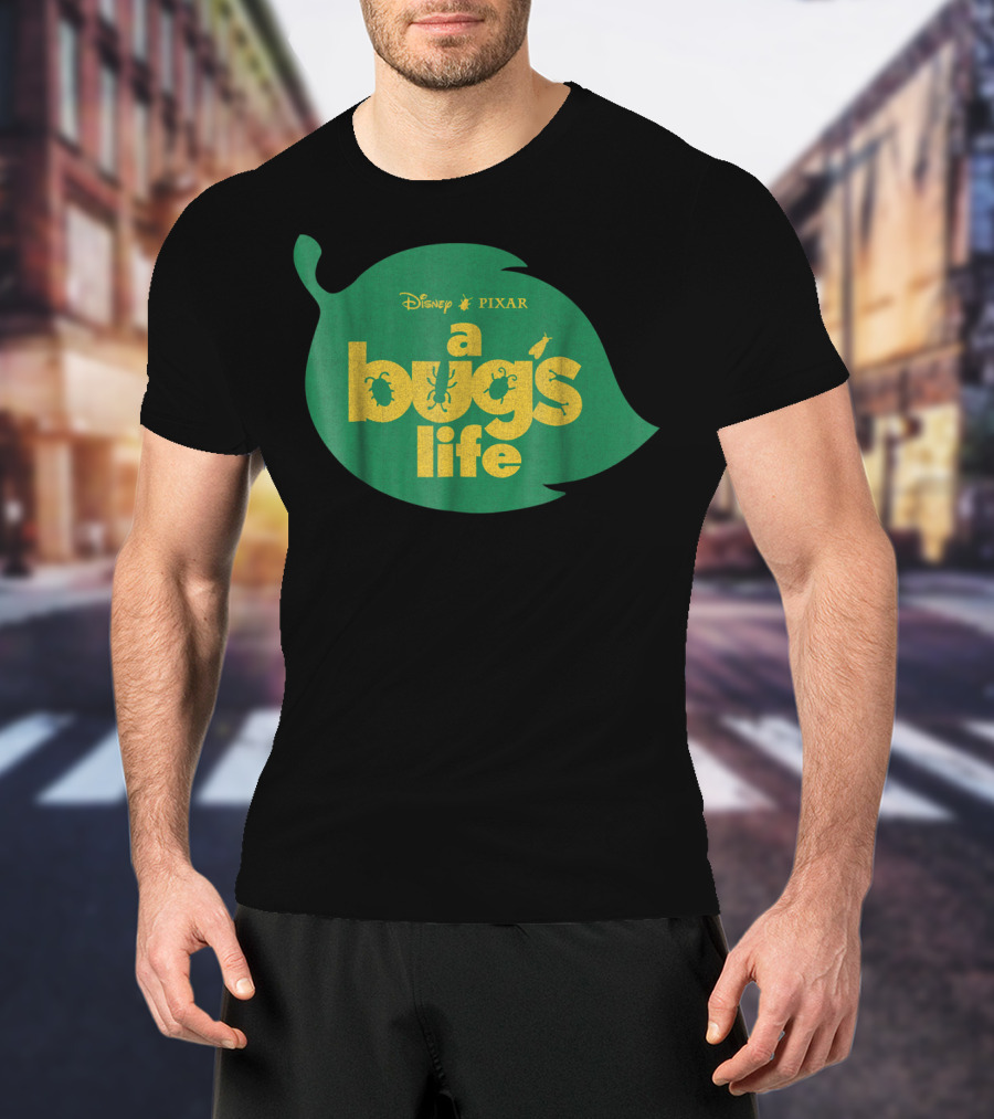 Disney Pixar A Bug's Life Green Leaf T-Shirt
