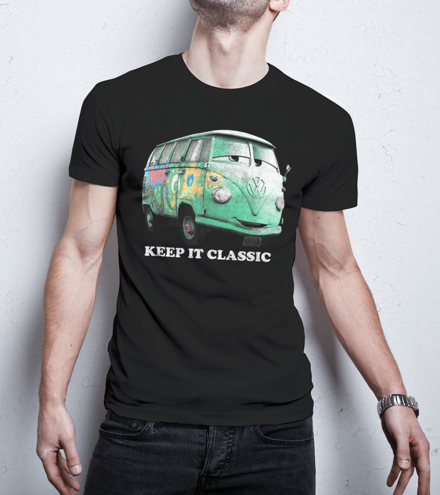 Disney Pixar Cars Fillmore Keep It Classic Volkswagen Van T-Shirt