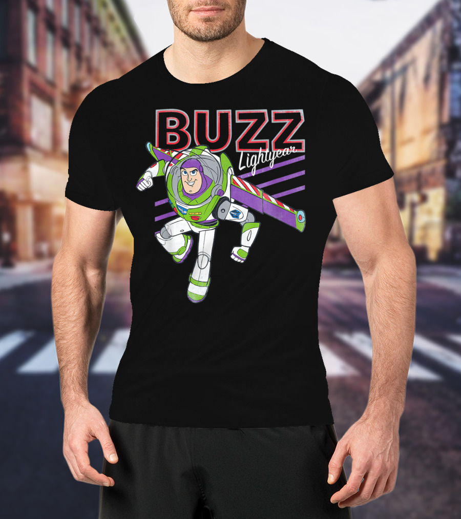 Buzz Lightyear Disney Pixar Toy Story 4 Classic Retro Look T-Shirt