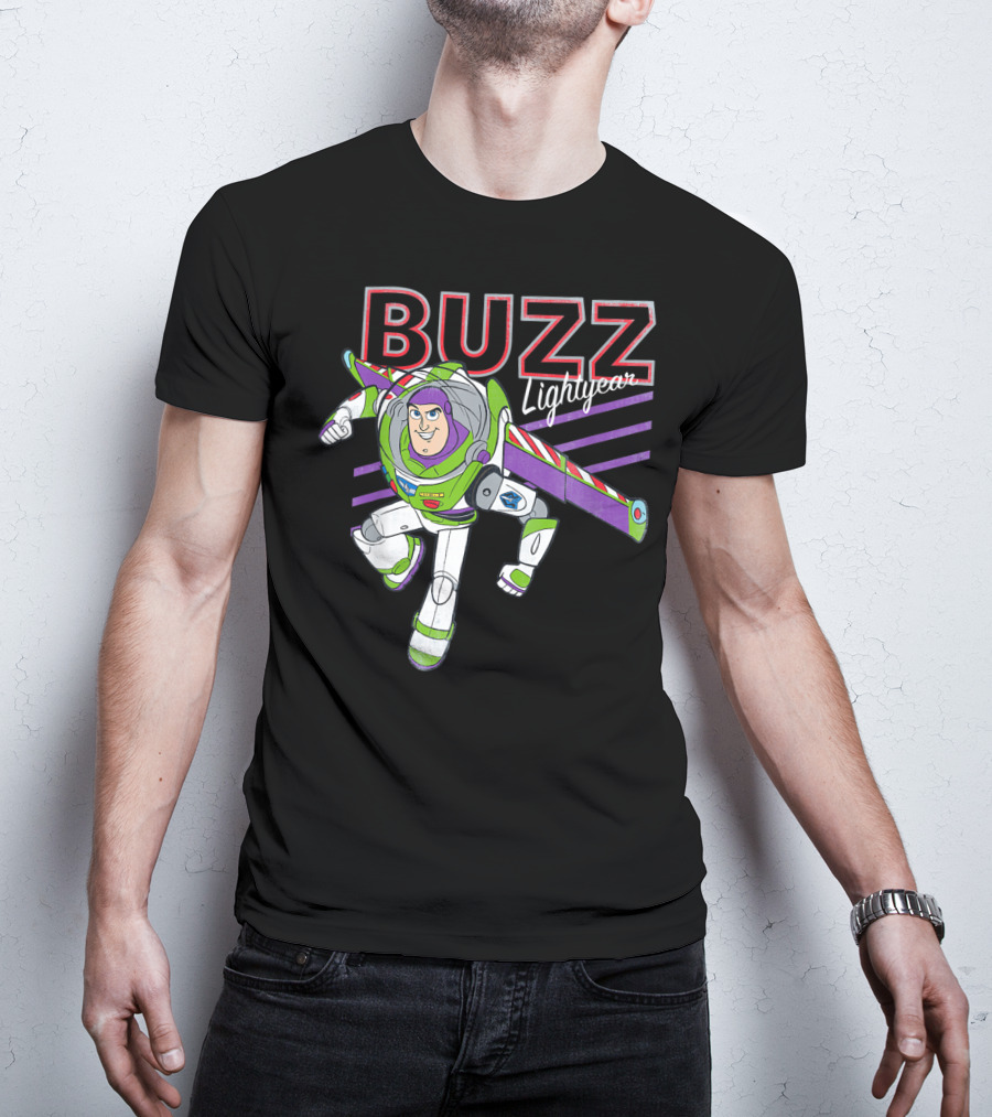Buzz Lightyear Disney Pixar Toy Story 4 Classic Retro Look T-Shirt