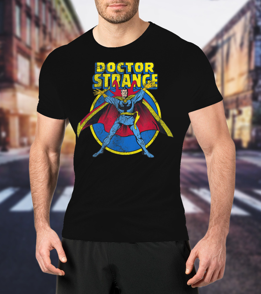 Doctor Strange Vintage Comic Style Marvel Superhero T-Shirt
