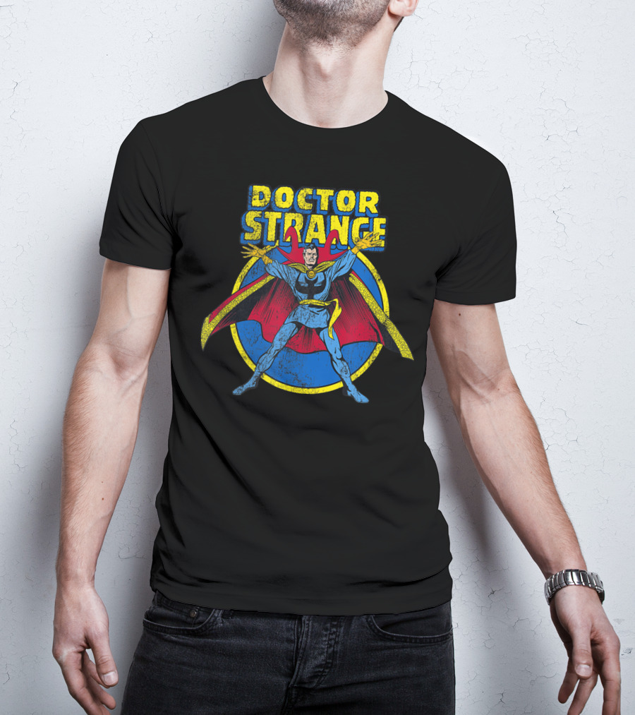 Doctor Strange Vintage Comic Style Marvel Superhero T-Shirt