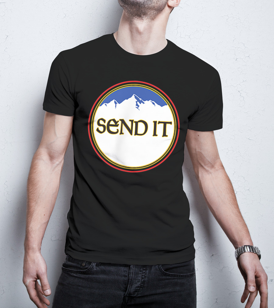 Send It Natty Mountains Party T-Shirt