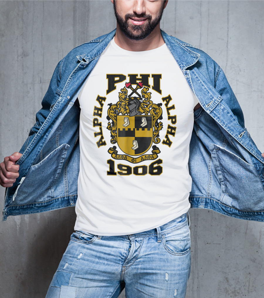 Alpha Phi Alpha Fraternity Crest 1906 ΑΦΑ T-Shirt