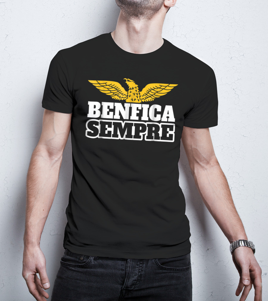 Benfica Sempre Fans Soccer Football Portugal Eagle Winged T-Shirt