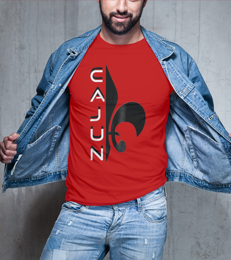 Cajun Fleur De Lis Louisiana Cajun Pride T-Shirt
